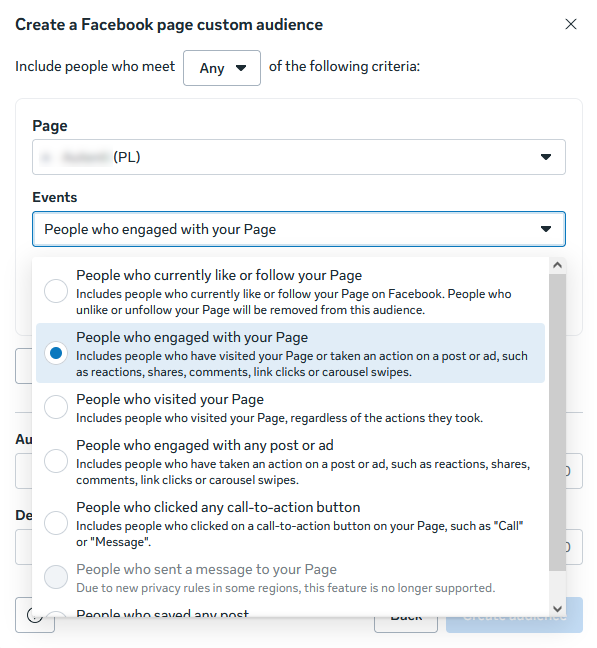 tworzenie lookalike i custom audience lajkowanie postów przez pracowników